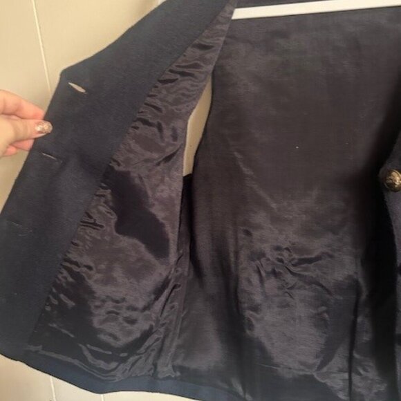 Coupe Classique, size M, WOOL vest with embroidery, button up, made in India - Picture 6 of 8